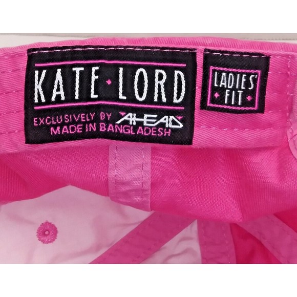 Impact Golf Academy Kate Lord Baseball Cap Hat Women's Pink Hook And Loop Adjust - Picture 8 of 9